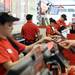 Firehouse Subs crew members work behind the counter on Wednesday, May 8, 2013.  Melanie Maxwell I AnnArbor.com